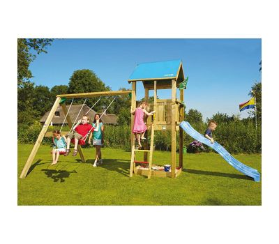  Игровой комплекс Jungle Gym Jungle Castle + Swing Module Xtra, фото 1 