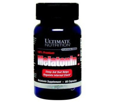  Специальный препарат Ultimate nutrition Melatonin 100% Premium 3mg (60 капс), фото 1 