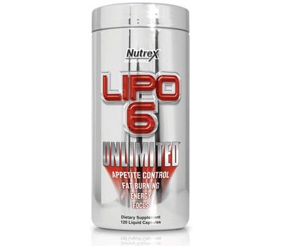  Жиросжигатель Nutrex Lipo 6 Unlimited (120 капс), фото 1 