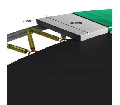  Батут Berg Elite + 380 (зеленый) + защитная сетка Т-серии (37.12.91.00), фото 6 